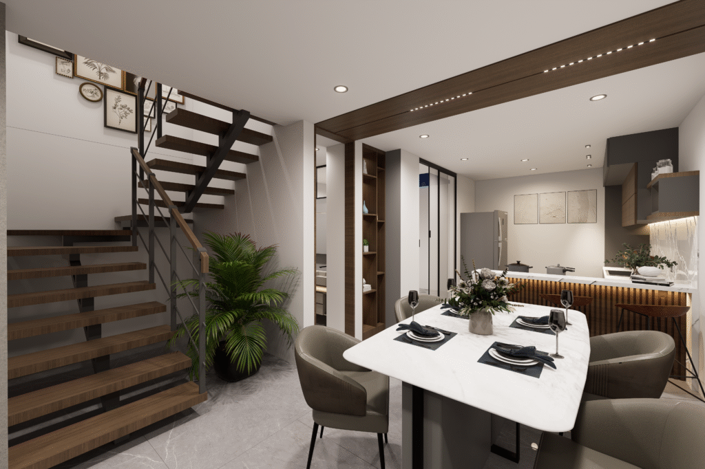 Render interior belmonte casas condominio